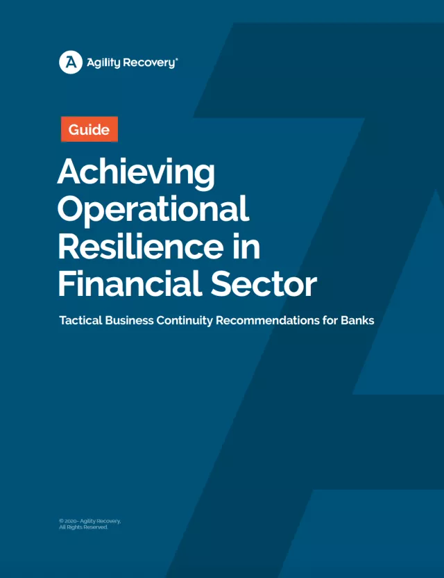 achieving operational resilience in financial sector