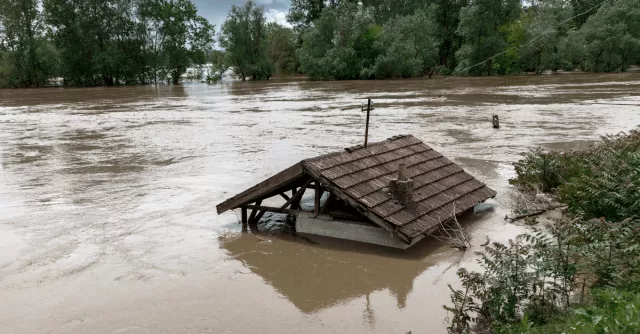 Flooded home