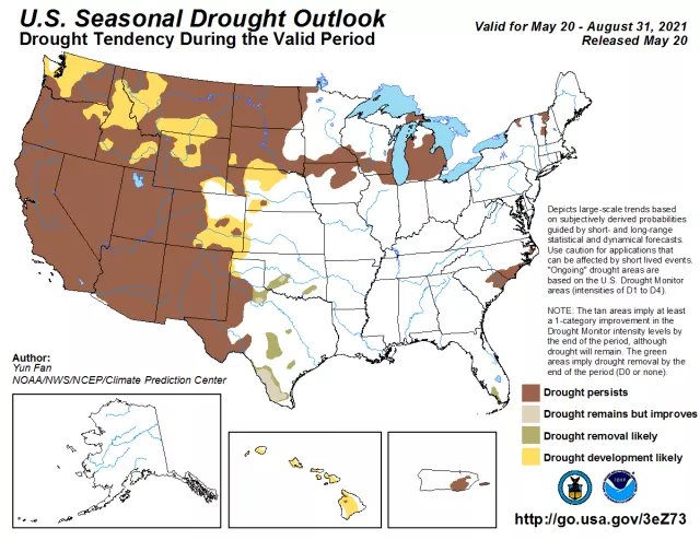 Seasonal Drought Outlook 2021