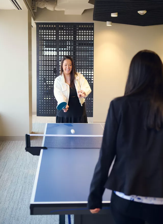 Ping pong in the office