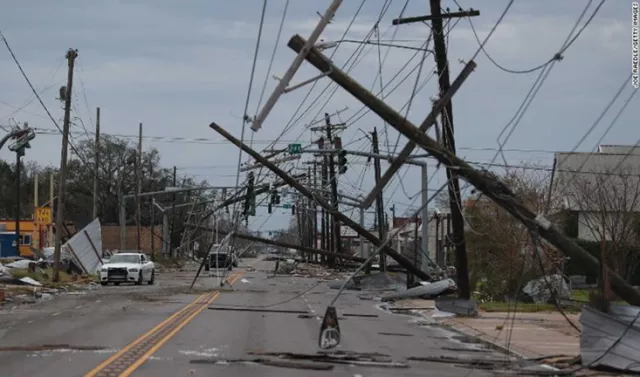 Hurricane Laura damage