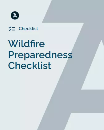 Wildfire Preparedness Checklist Cover Page