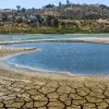 Dried up lake