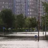 Flooding in a city